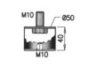 DINEX 49838 Holder, exhaust pipe